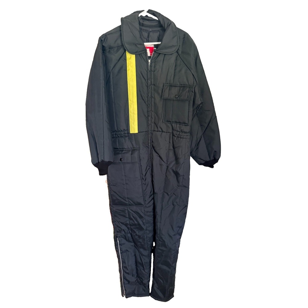 Vintage 1970-80s JCPenney Snowmobile Suit Mens Medium Insulated One Piece